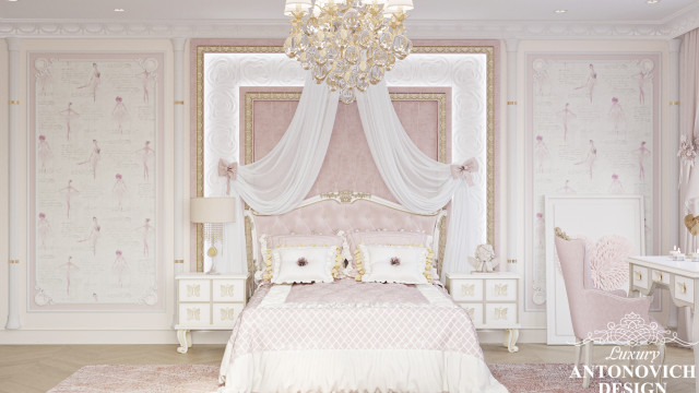 Роскошная детская спальня для принцессы