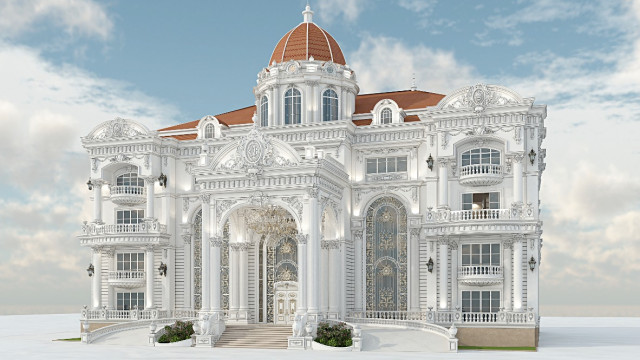 Royal Exterior Design in Cambodia