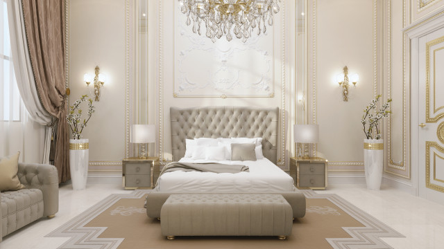 Дизайн гостевой спальни для виллы в Абу-Даби