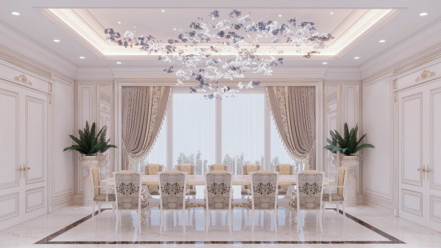 Elegant Mansion Dining Room
