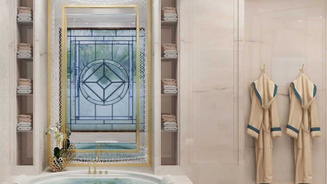 Роскошный дизайн ванной комнаты