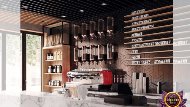 Шикарный современный кофейный магазин в Дубае