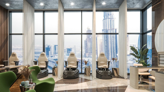 GREAT FUSION OF ART AND LUXURY DESIGN FIT-OUT BEAUTY SALON DUBAI
