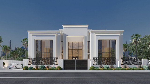 Luxury Villa Dubai - Exterior and Landscape Design Solution