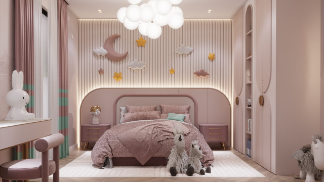 Дизайн и решение по обустройству детской спальни