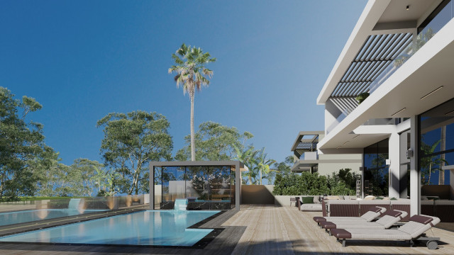 Полный ландшафтный дизайн для виллы Jumeirah Golf Villa